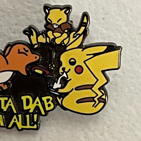 Pokemon Charmander Pikachu Alakazam 420 Pin Enamel Brooch Hat Pins Hats - Picture 3 of 8